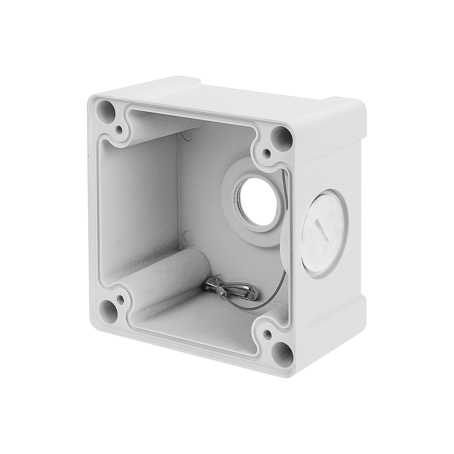 Conduit box for high end Bullet cameras - Supported Models IB836BA-EHF3/EHT/HF3/HT, IB8382-EF3/ET/F3/T, IB9371-(E)HT, IB9381-(E)HT, IB9365-(E)HT, IB9367-(E)H(T), IB8377-(E)HT, IB9391-EHT, IB9387-(E)H(T) Several mounts available.