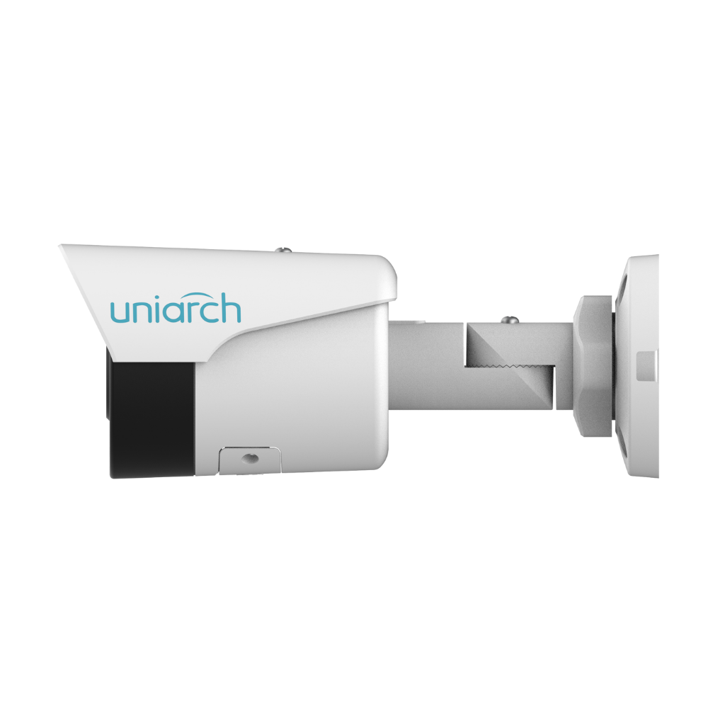 Uniarch 6MP Starlight Fixed Bullet Network Camera, Min. illumination 0.003lux, Intrusion Detection (Based on Human), powered by StarLight technology, 2.8mm fixed lens, 50M IR, 120dB WDR, support 256 GB Micro SD card, Built-in-Mic, IP67