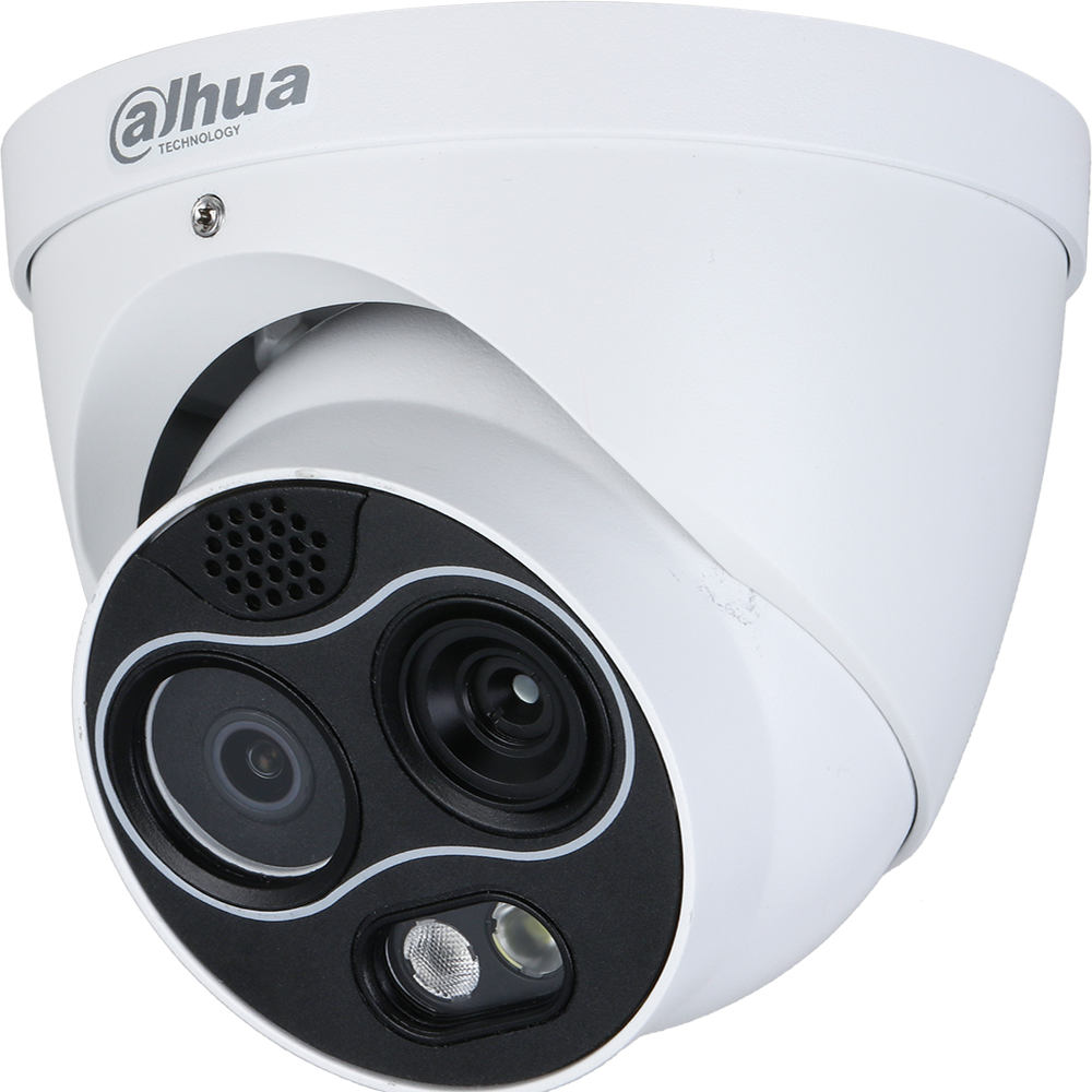 Dahua WizSense Thermal Network Mini Hybrid Eyeball Camera 256x192 2mm thermal lens + 4MP 2mm visible lens