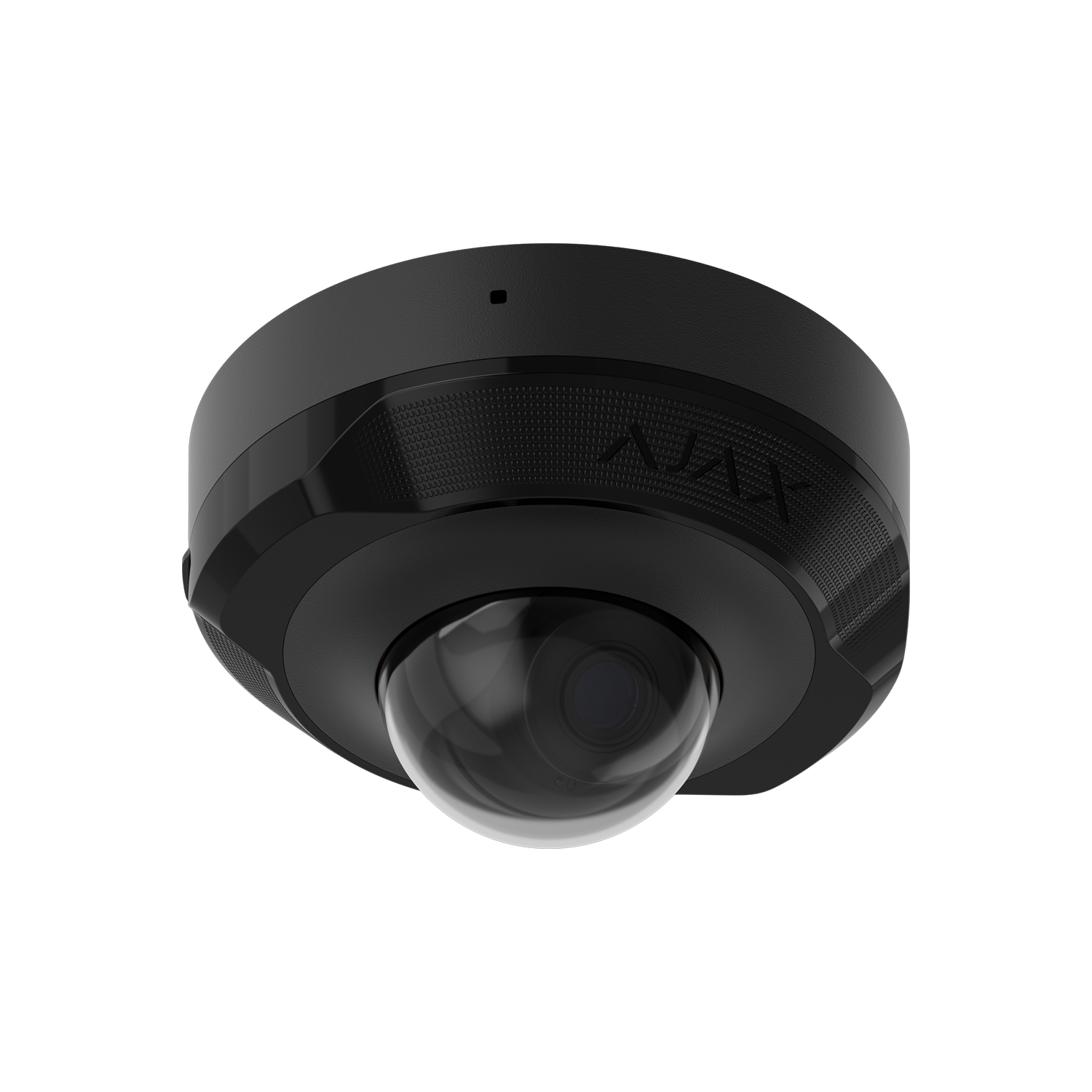 AJAX 5MP Mini Dome Black Wired security IP camera, up to 2880x1620px resolution, 100-110 degree viewing angle, 4mm, 25FPS, JetSparrow Video protocol, microSD, H.264, H.265, HDR, WDR, up to 100 Mbps, up to 35m IR, PoE, 12V1A, IP65.