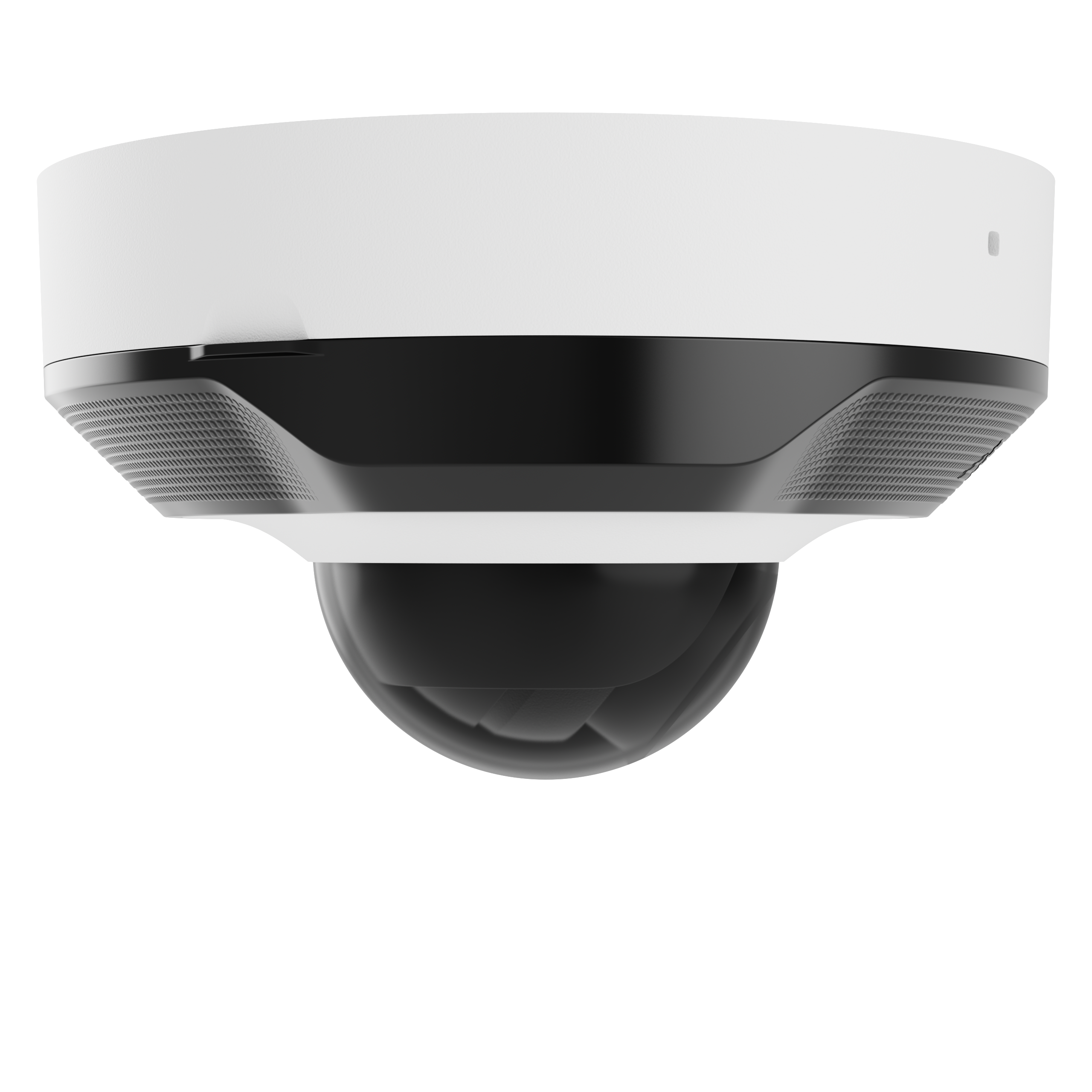 AJAX 5MP Mini Dome White Wired security IP camera, up to 2880x1620px resolution, 100-110 degree viewing angle, 2.8mm, 25FPS, JetSparrow Video protocol, microSD, H.264, H.265, HDR, WDR, up to 100 Mbps, up to 35m IR, PoE, 12V1A, IP65