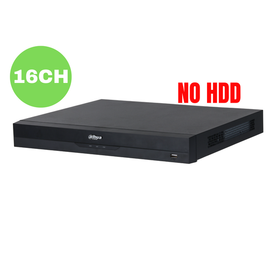 16 Channels 1U 16PoE 2HDDs WizSense Network Video Recorder.