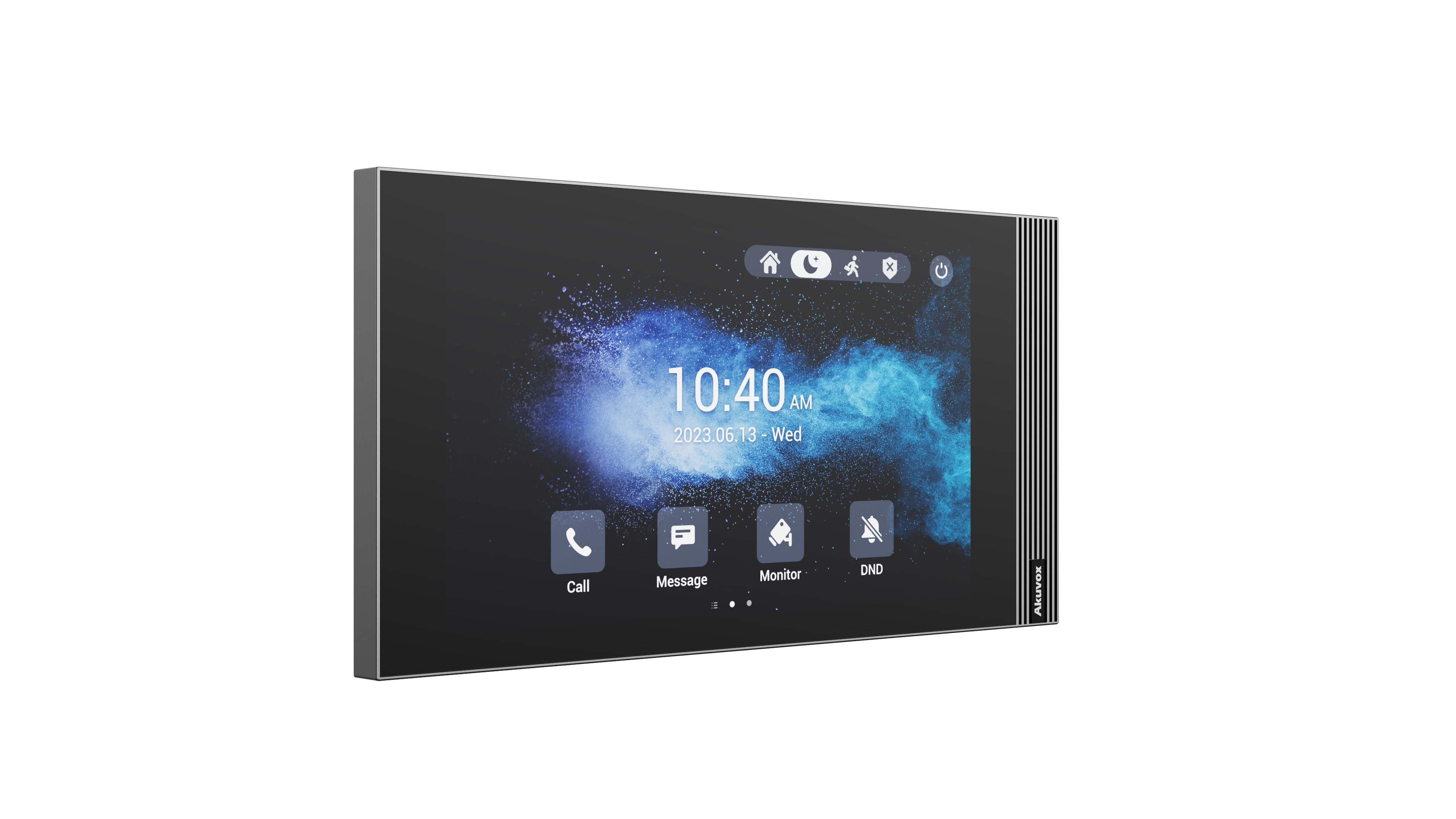 7'' indoor monitor, smart intercom, compact body and stylish design, for limited space and modern interior design, On-wall (Surface mount) bracket included