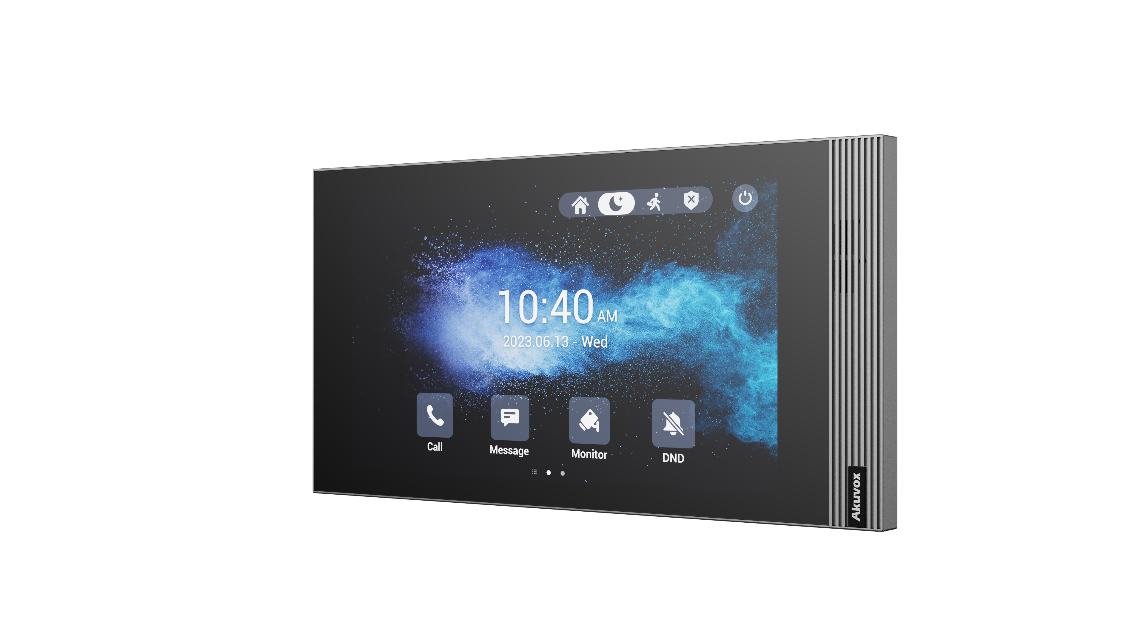 7'' indoor monitor, smart intercom, compact body and stylish design, for limited space and modern interior design, On-wall (Surface mount) bracket included