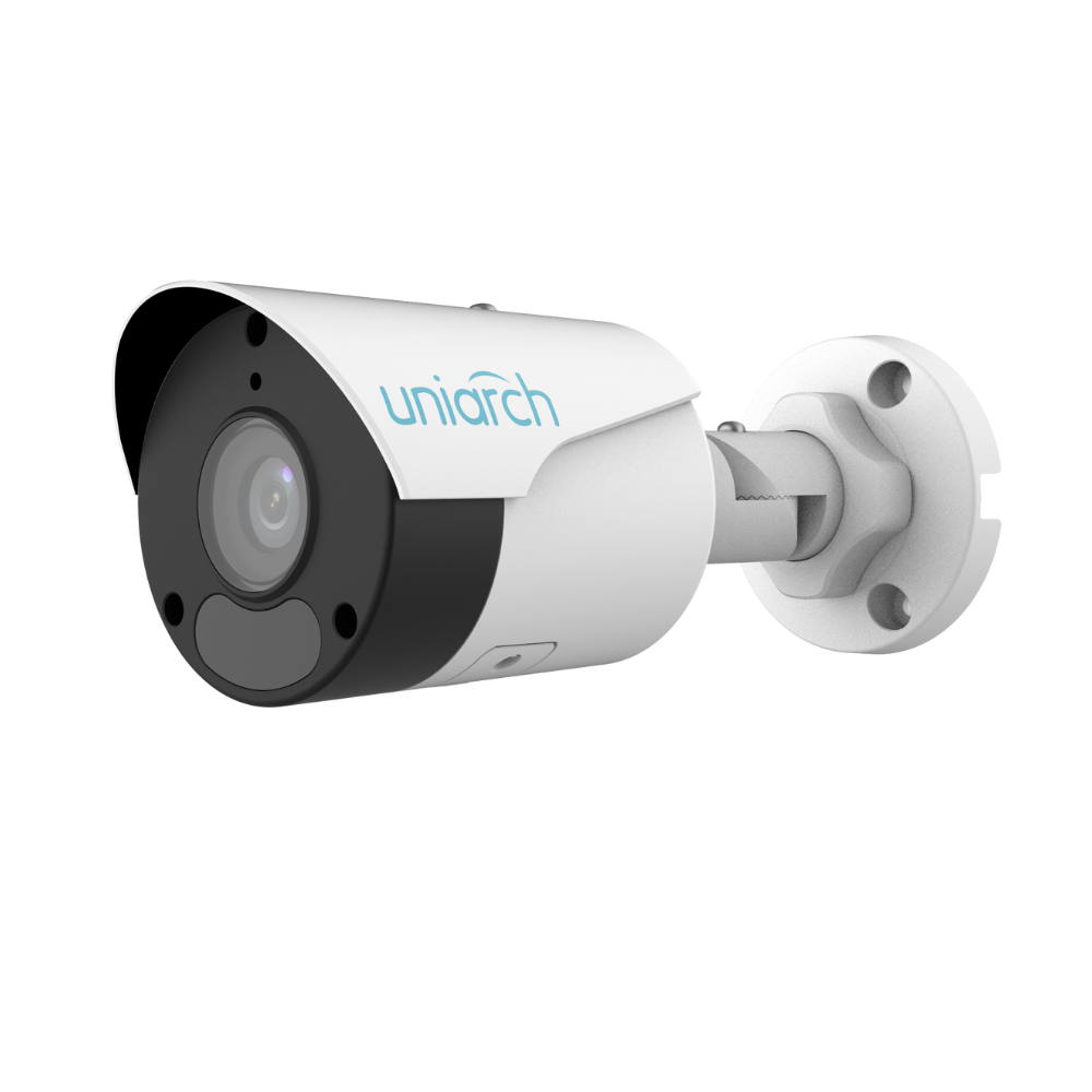 Uniarch 6MP Starlight Fixed Bullet Network Camera, Min. illumination 0.003lux, Intrusion Detection (Based on Human), powered by StarLight technology, 2.8mm fixed lens, 50M IR, 120dB WDR, support 256 GB Micro SD card, Built-in-Mic, IP67