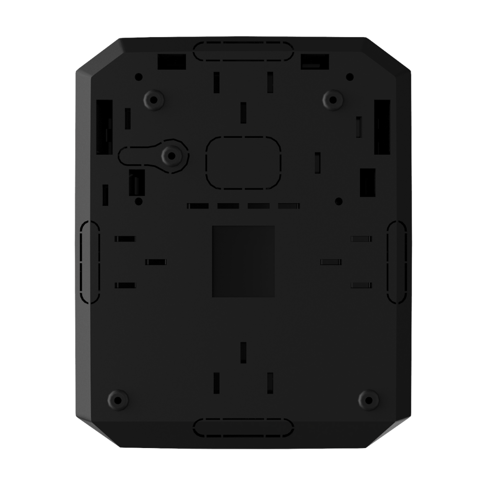 MultiTransmitter, Integration module with 18 wired zones for connecting third-party detectors to Ajax security system Black