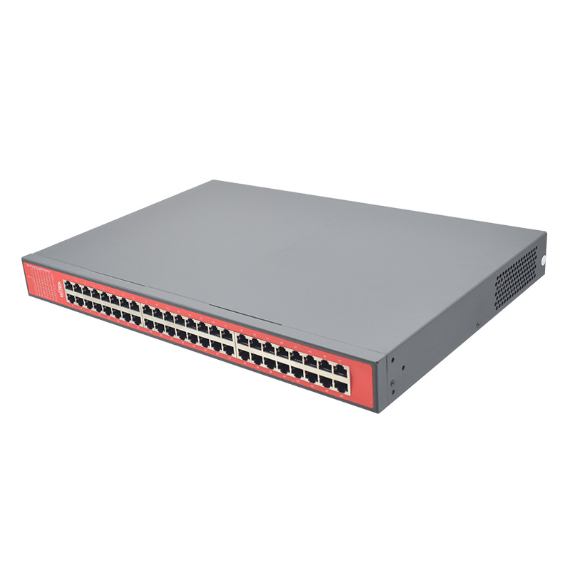 Wi-Tek 48GE Full Giga 802.3af/at PoE Switch with 48Port PoE