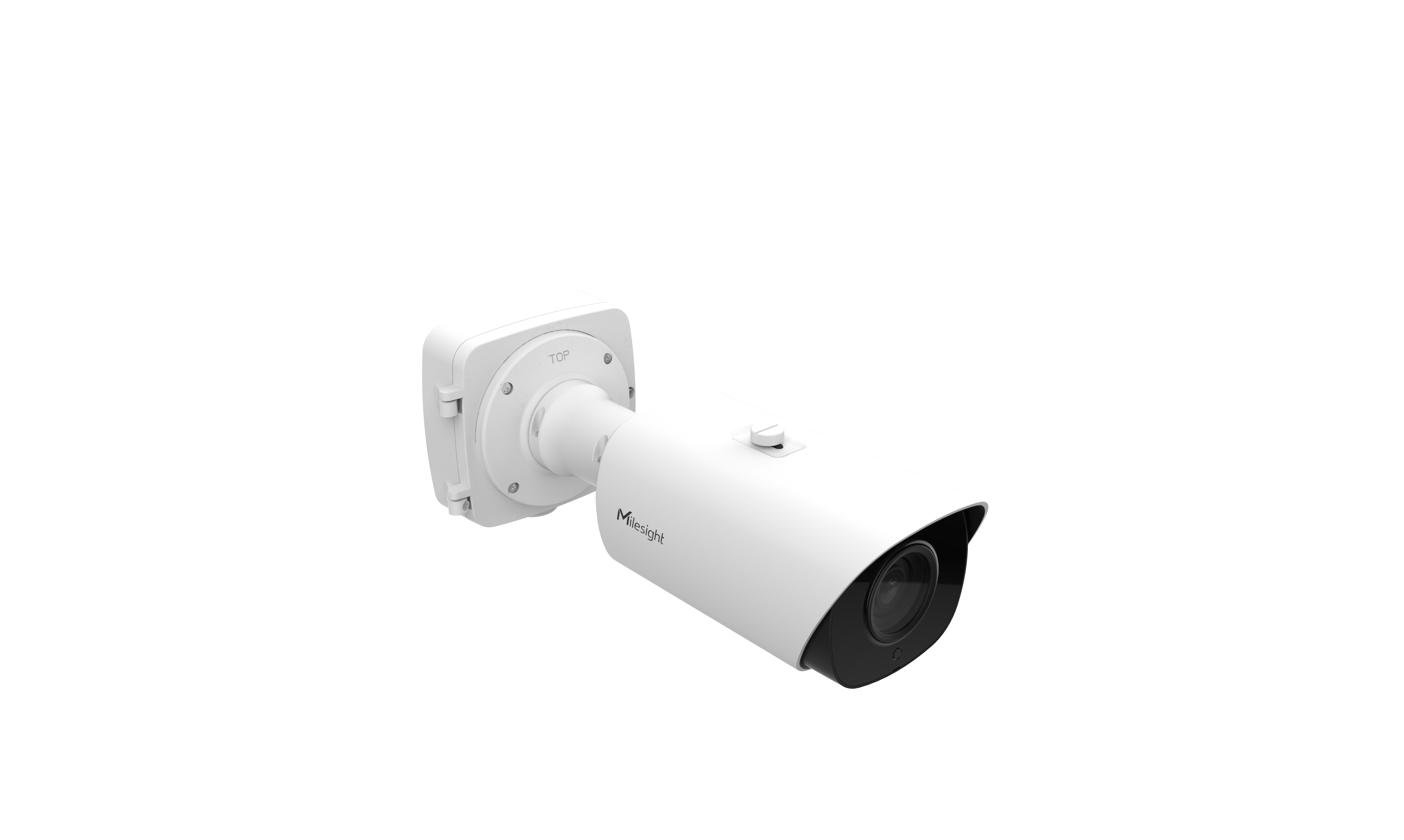 Milesight 5G AIoT 4X/12X Pro Bullet Plus Network Camera in  WHITE: 8MP, 4K, 3840*2160 @30fps, 4X AF