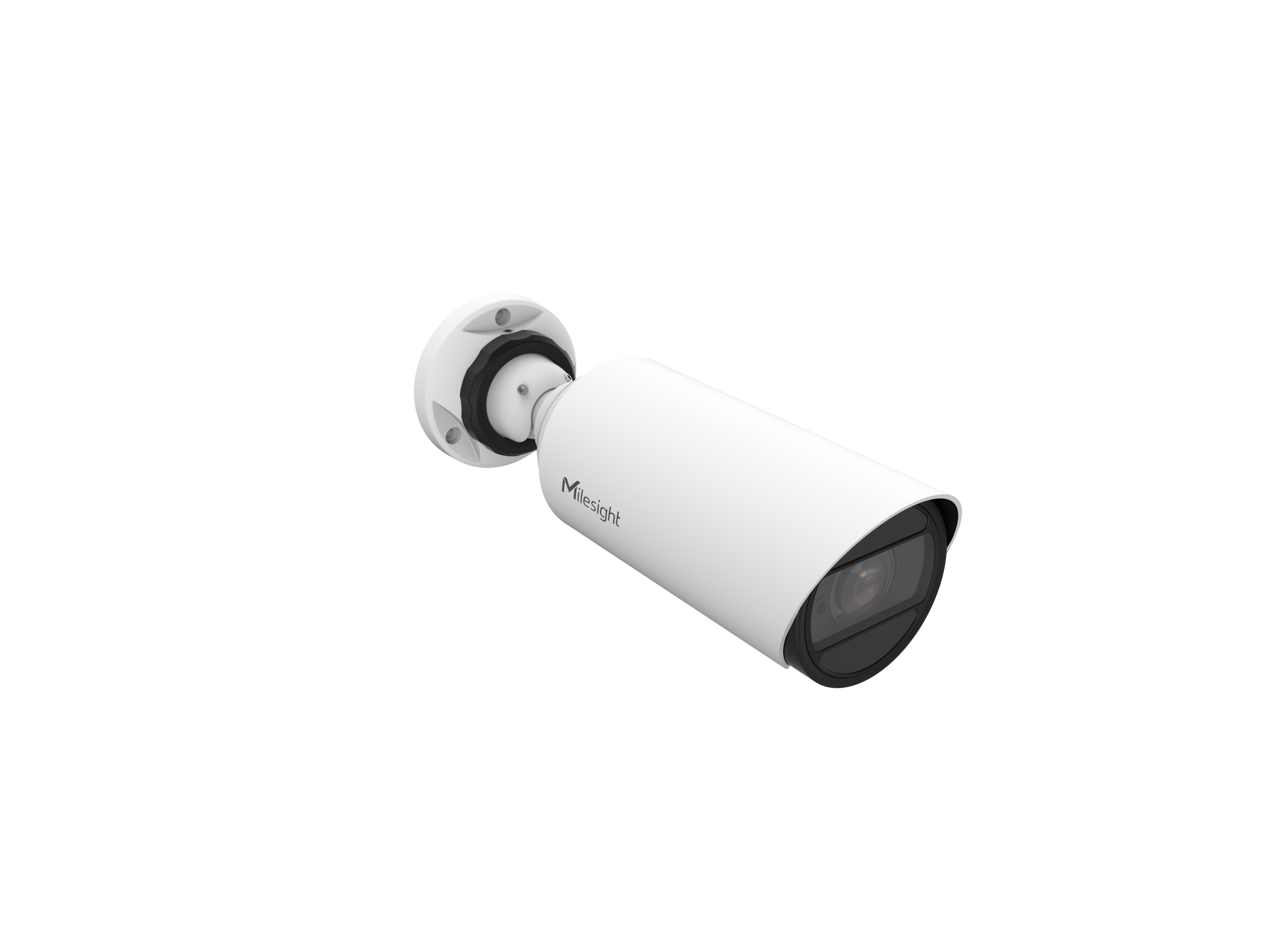 Milesight 5G AIoT 4X/12X Pro Bullet Plus Network Camera in  WHITE: 8MP, 4K, 3840*2160 @30fps, 4X AF