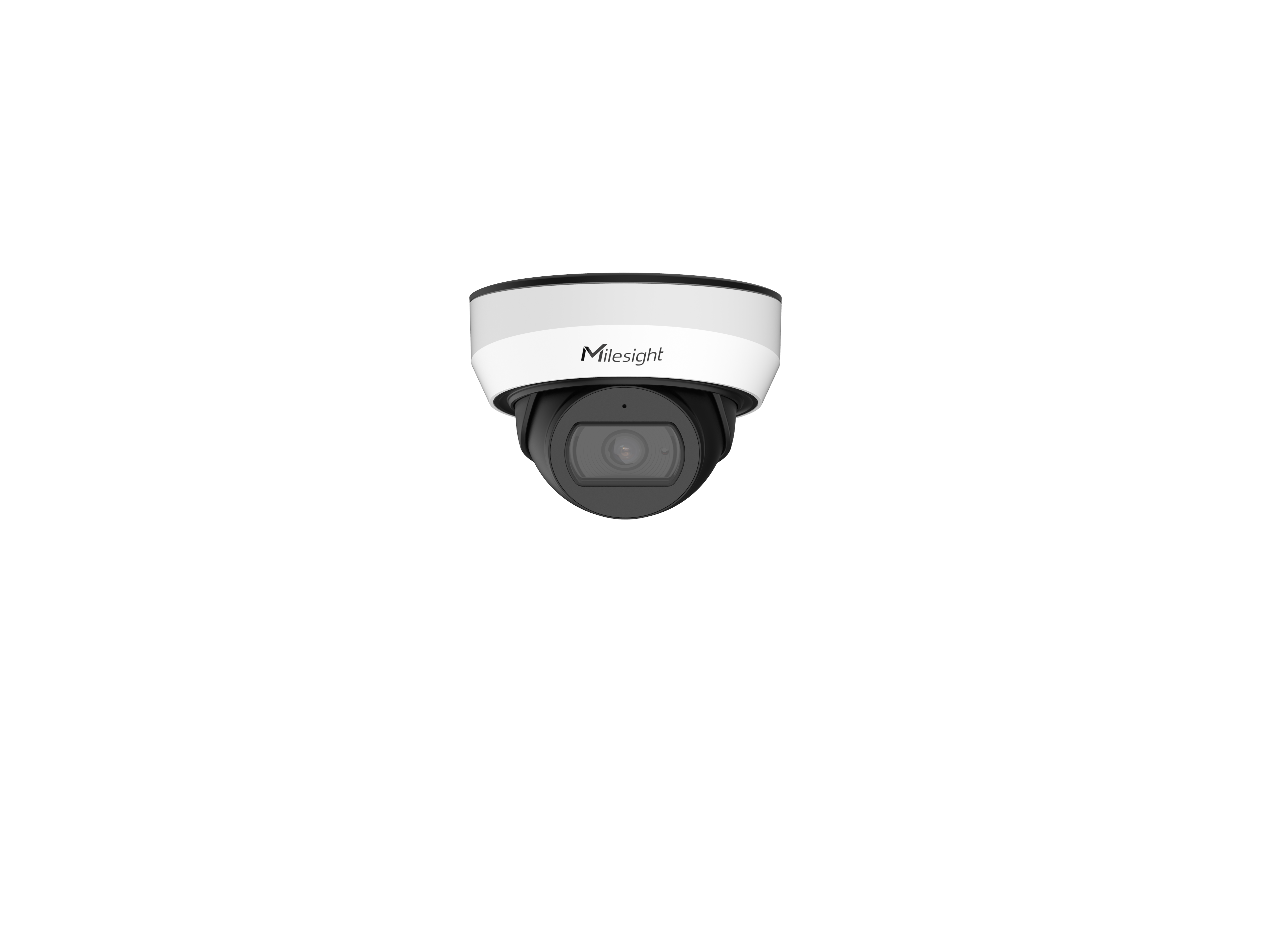 AI Motorized Dome Camera in WHITE: Motorized lens  2.7~13.5mm, 8MP(4K) 3840*2160 @