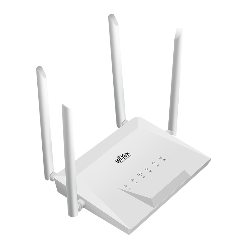 Wi-Tek CAT4 4G transform to Wi-Fi (2.4G 300Mbps) and wired network