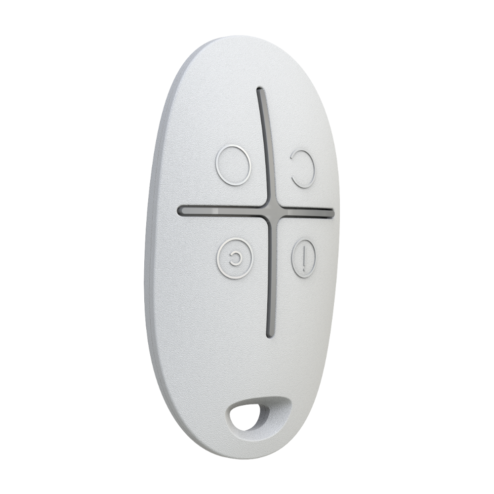 SpaceControl, Two-way wireless key fob with panic button White