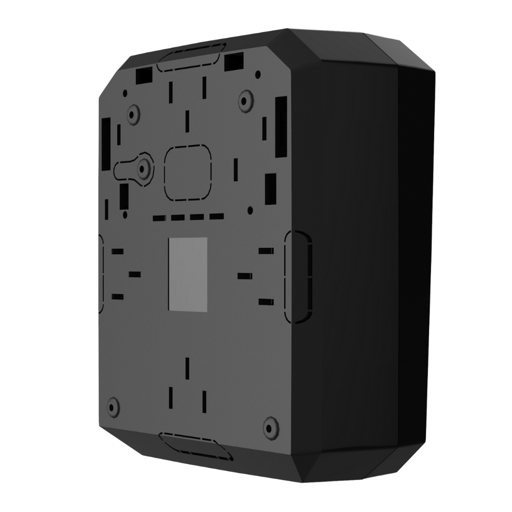 MultiTransmitter, Integration module with 18 wired zones for connecting third-party detectors to Ajax security system Black