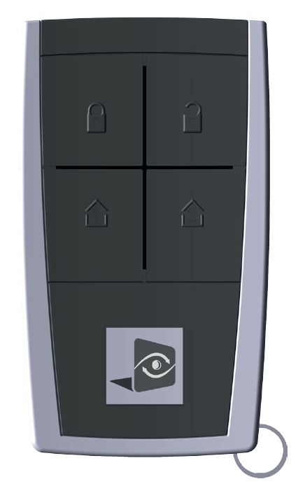 4 x Button Key Fob for Arming and Disarming the Videofied alarm panel