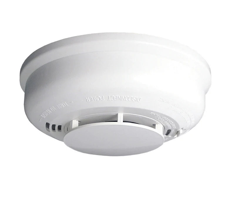 Photo smoke alarm 4-wire, 12V/24V with 9V battery