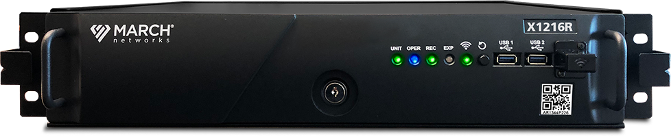 X1216 S - Supports RAID5, 12 analog channel, 30 FPS per analog channel, recorder supporting up to 16 channels (analog or IP). Recorder comes complete with all I/O and 1x2TB (2TB) of storage.